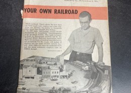 Track plan from scale model railroading magazine
